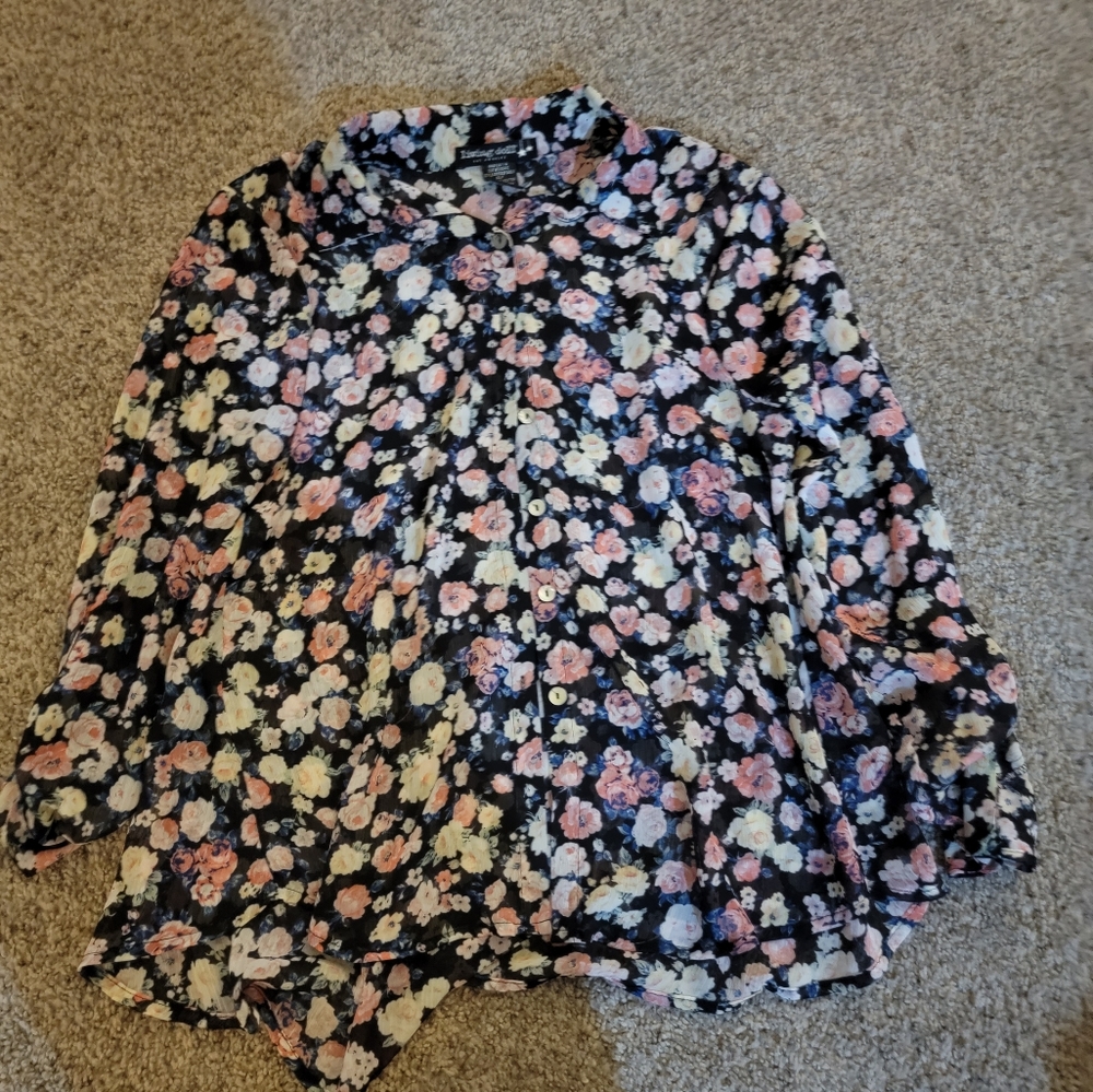 Living Doll Button Up Top
